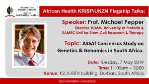 ASSAf Consensus study on Genetics and Genomics in SA