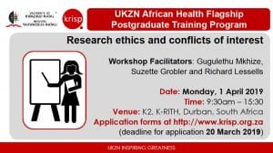 Research ethics and conflicts of interest